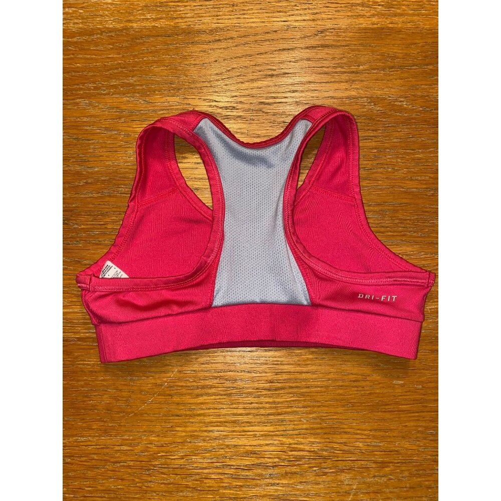 Nike Dri-Fit Womens Racerback Sports Bra S Pink - Picture 3 of 3
